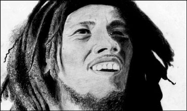 Bob Marley, crayon